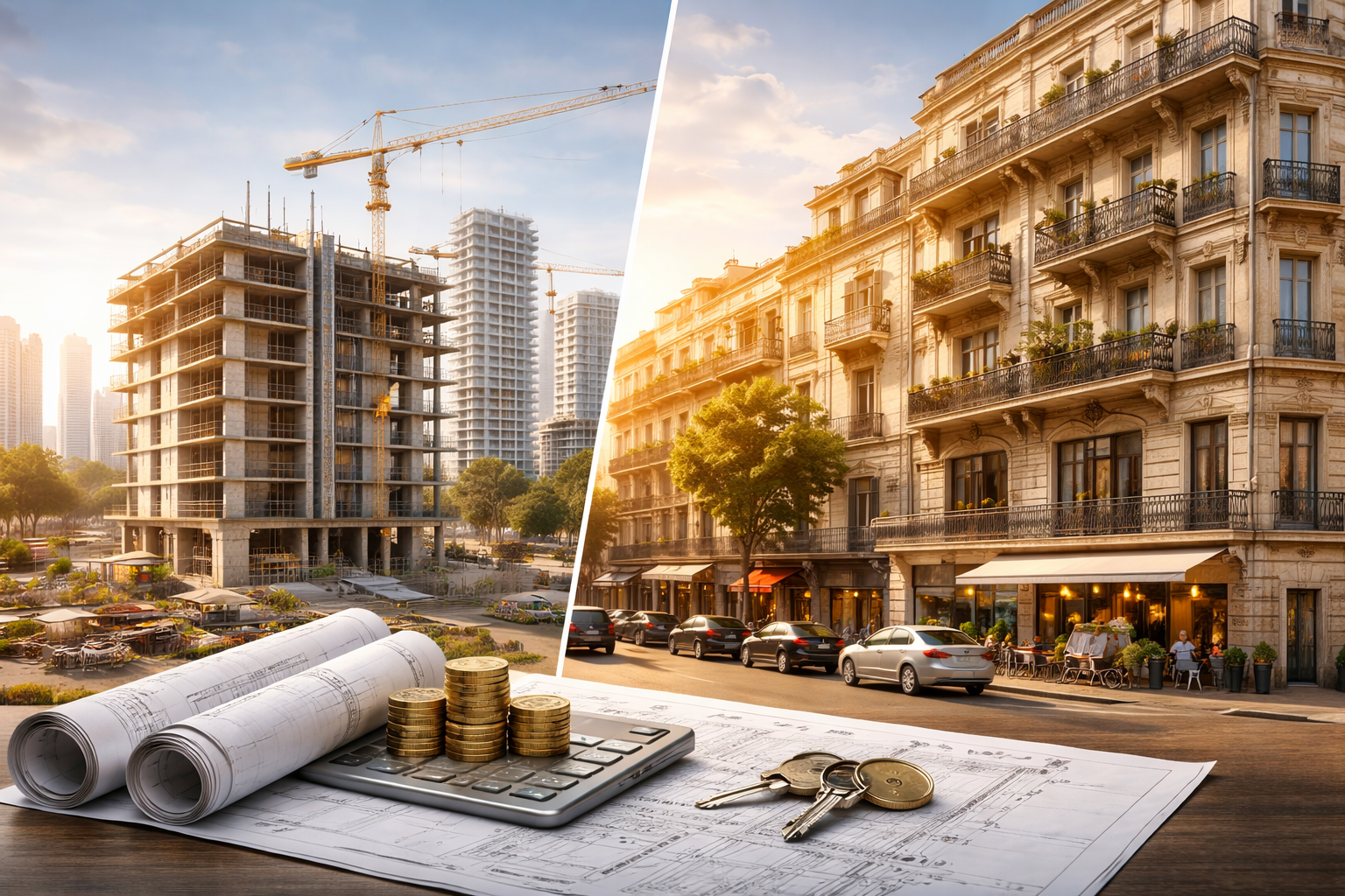 Comprar en pozo en CABA vs comprar departamentos usados: que conviene para inversión inmobiliaria