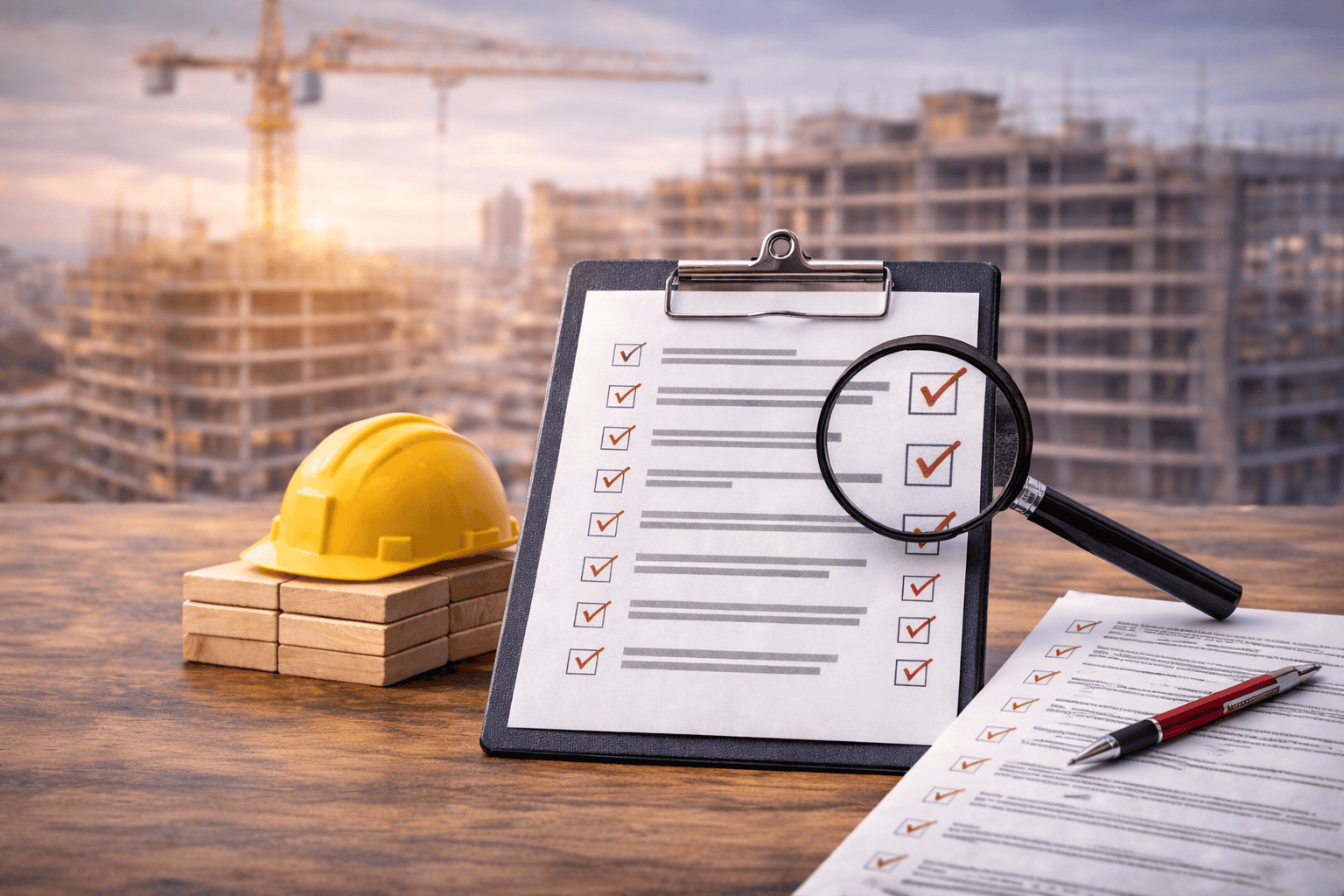 Checklist para visitar obra y comparar proyectos en pozo.