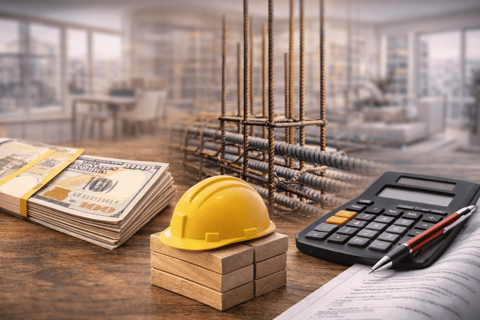 Planificación y presupuestación en construcción de departamentos en pozo.