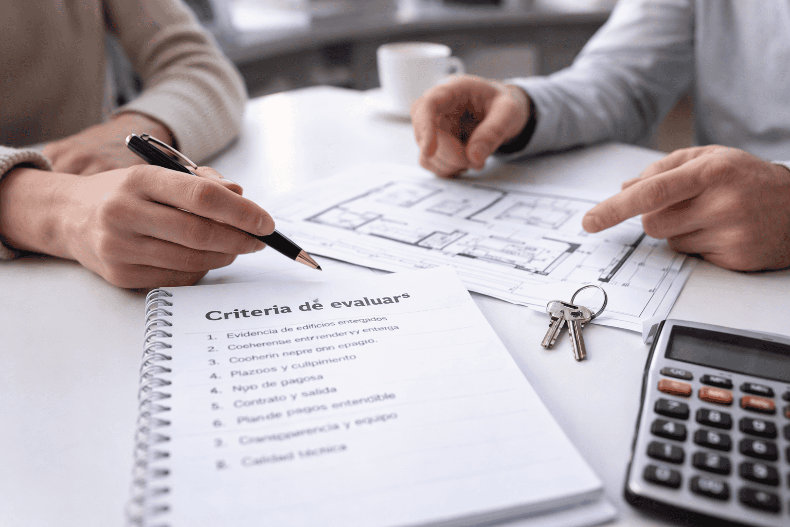 Reunión sobre criterios de evaluación